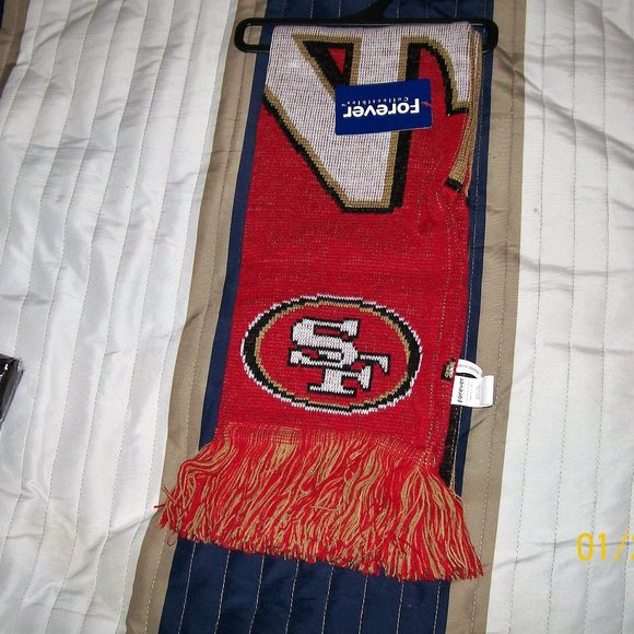 NWT San Francisco 49ers Scarf - Picture 2 of 2